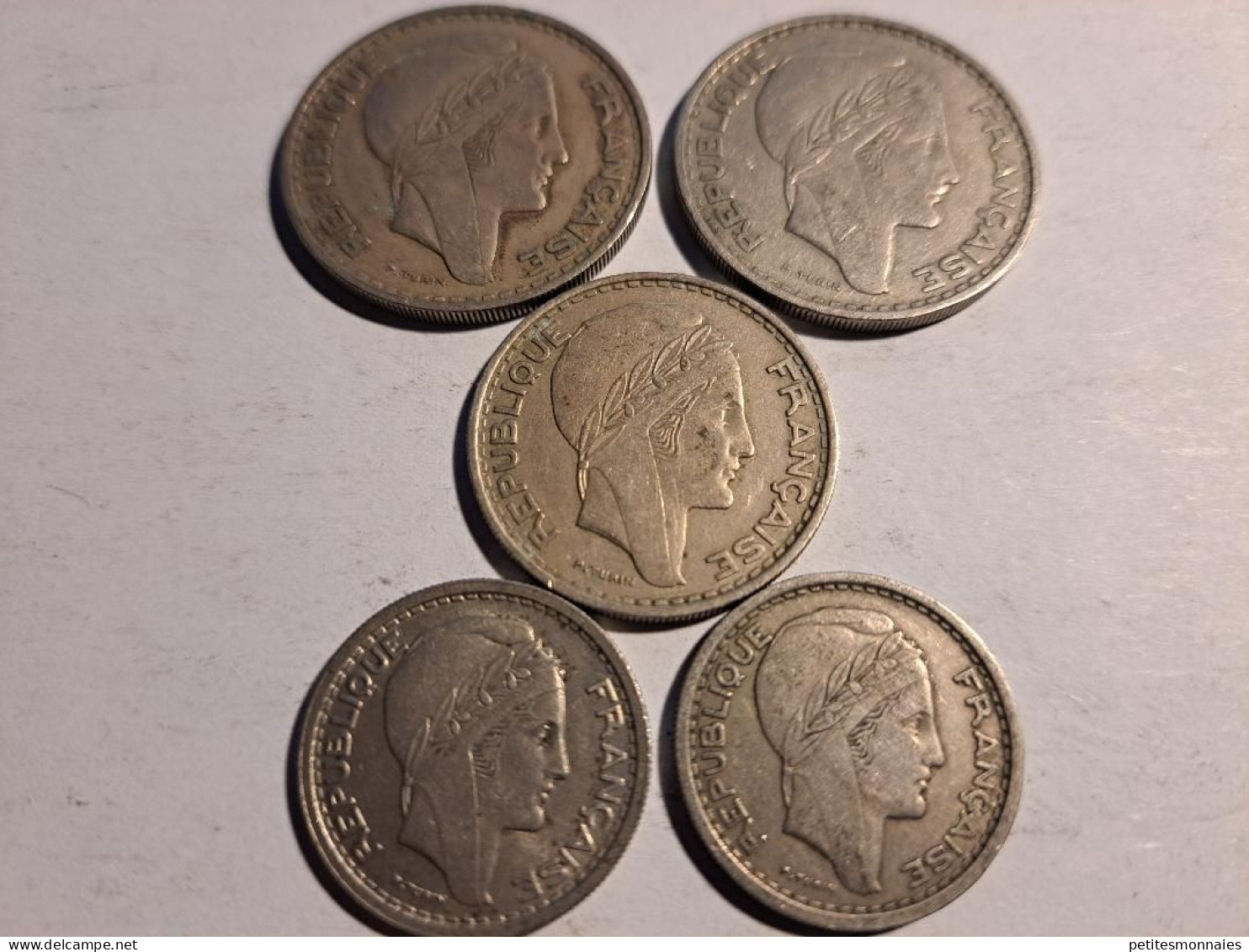 ALGERIE La Série Complète De 5  Monnaies  Toutes Les Dates ( 677 ) - Lots & Kiloware - Coins