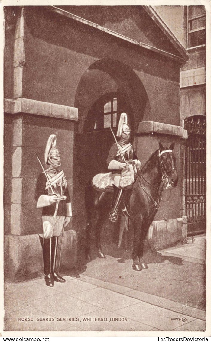 ROYAUME-UNI - London - Whitehall  - Horse Guards Sentries - Carte Postale Ancienne - Whitehall