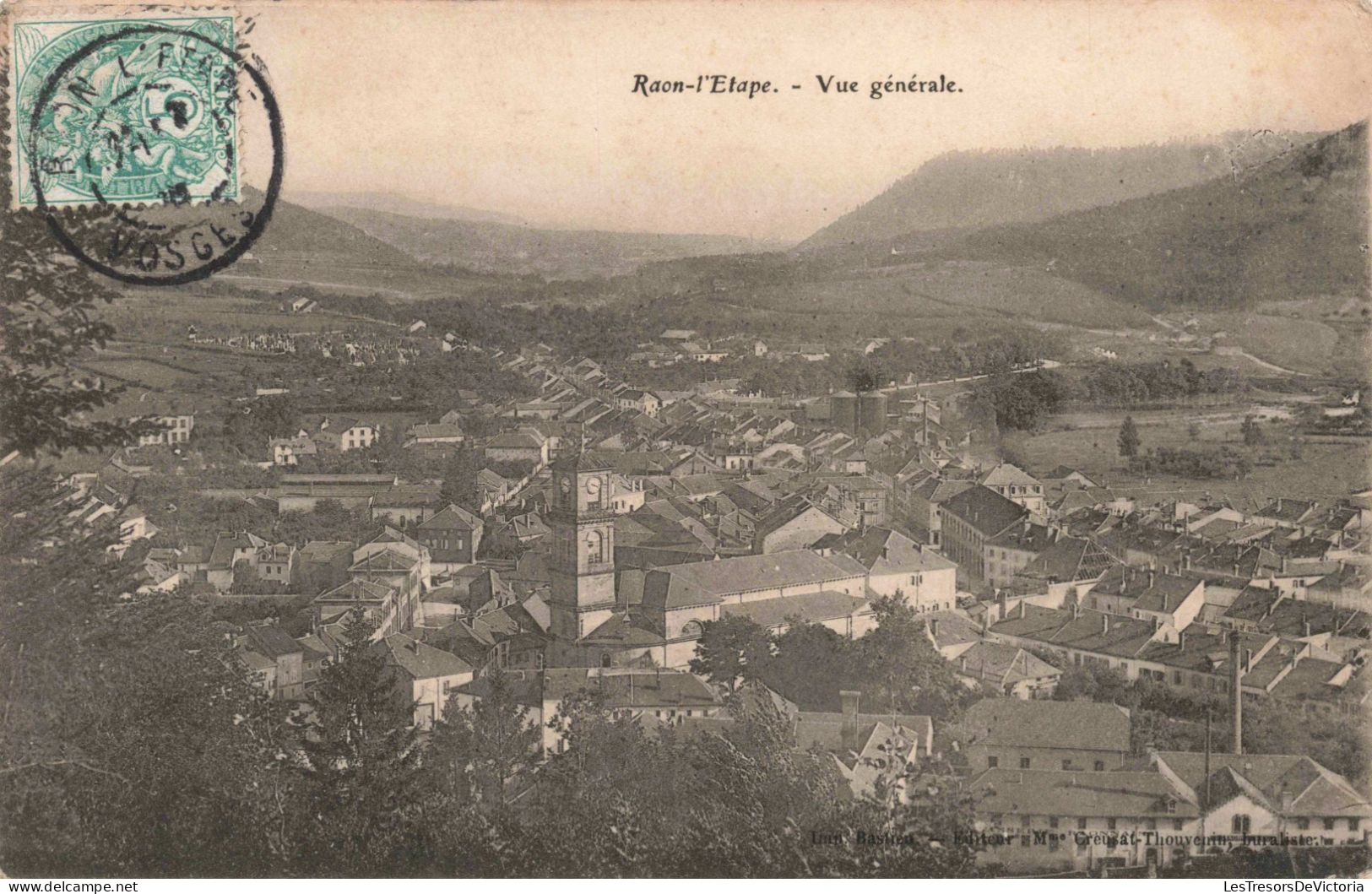 FRANCE - Raon L'Etape - Vue Générale - Carte Postale Ancienne - Raon L'Etape