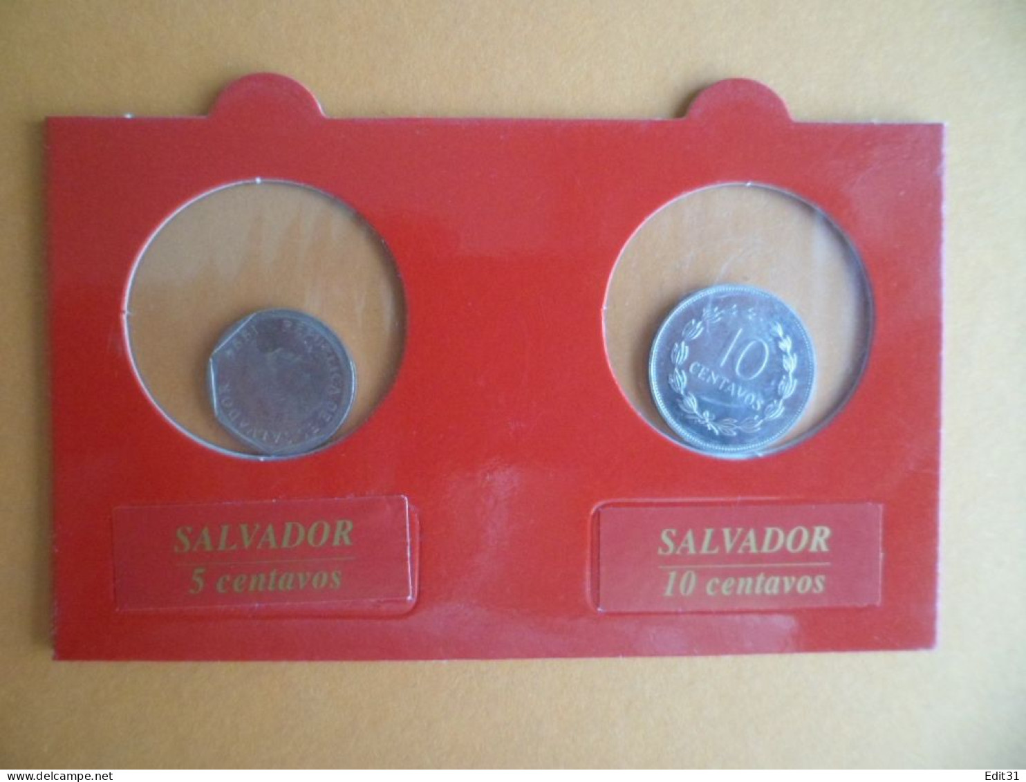 Monnaie - Sous Blister , SALVADOR - 5 Et 10 Centavos - Salvador