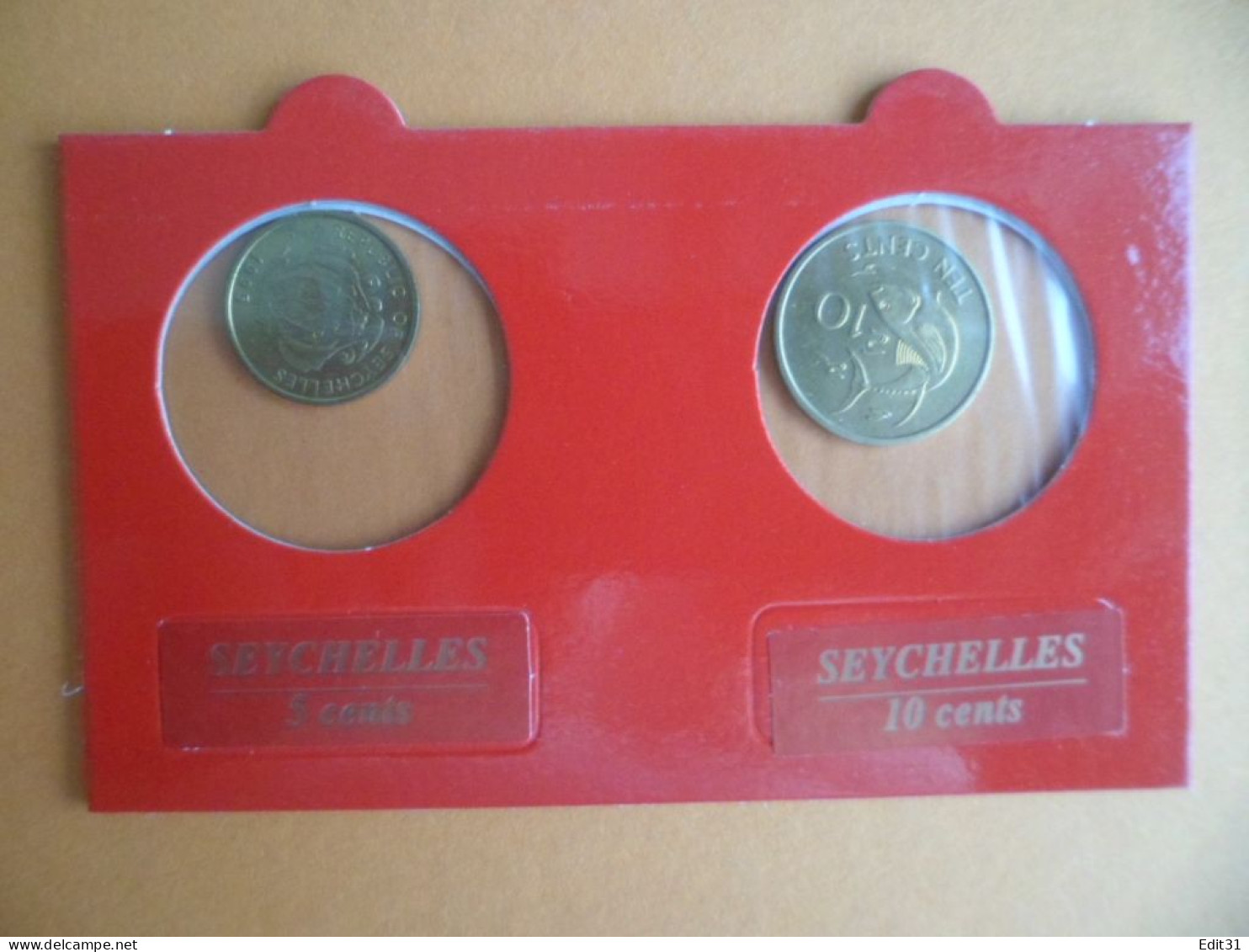 Monnaie - Sous Blister , SEYCHELLE - 5 Et 10 Cents - Seychellen