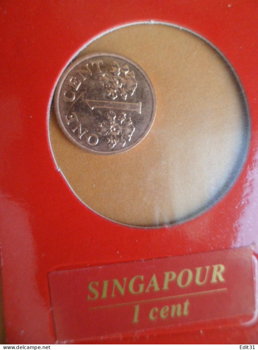 Monnaie - Sous Blister , SINGAPOUR - 1 Et 5 Cents - Singapur