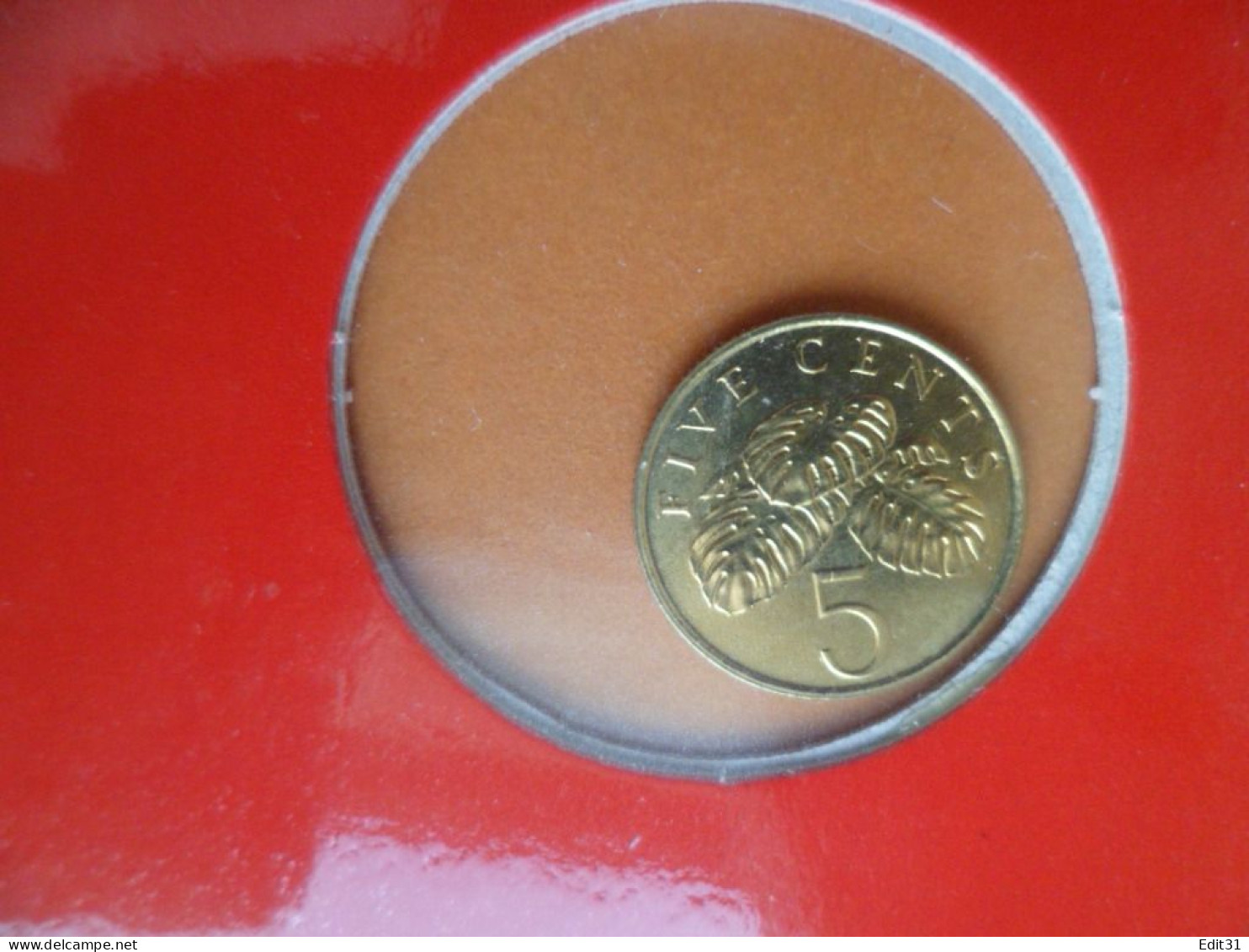 Monnaie - Sous Blister , SINGAPOUR - 1 Et 5 Cents - Singapour