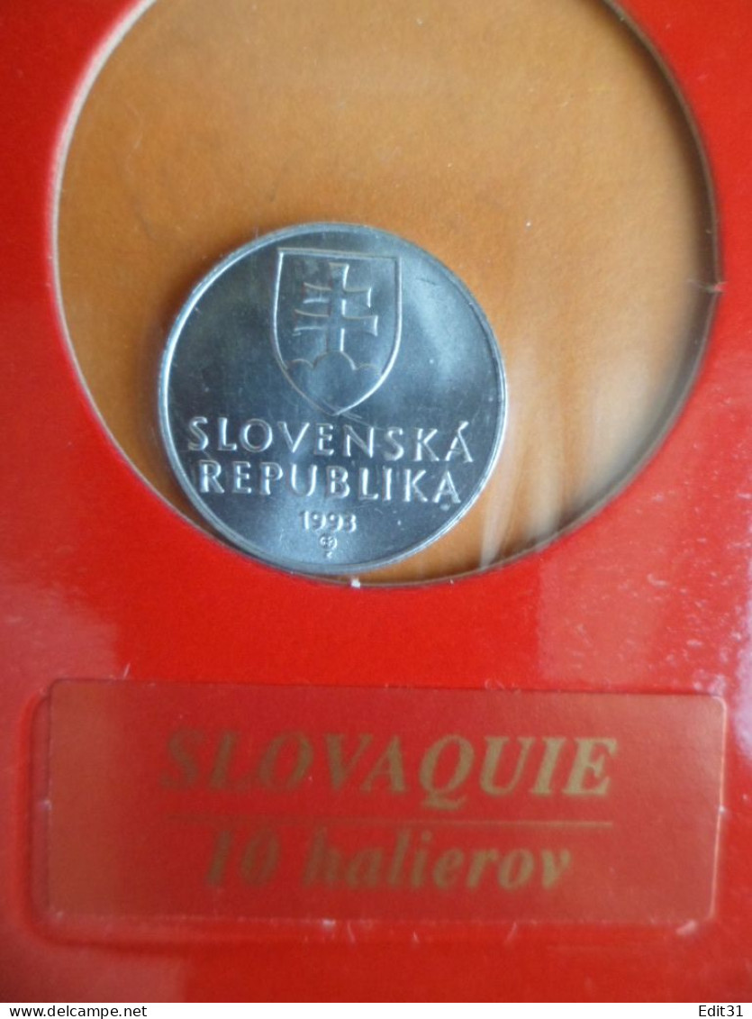 Monnaie - Sous Blister , SLOVAQUIE - 10 Et 20 Halierov - Slovakia