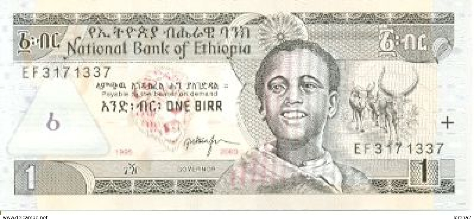 Billete Etiopia P-46. 1 Birr 2003. 6-etio46 - Other - Africa