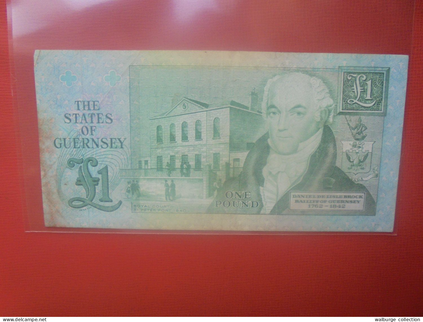 GUERNESEY 1 POUND 1980-1989 Circuler (B.30) - Guernsey