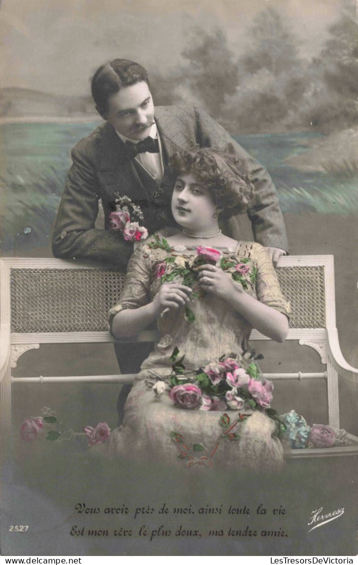 COUPLE -  Vous Avoir Près De Moi Ainsi Toute La Vie - Colorisé - Carte Postale Ancienne - Couples