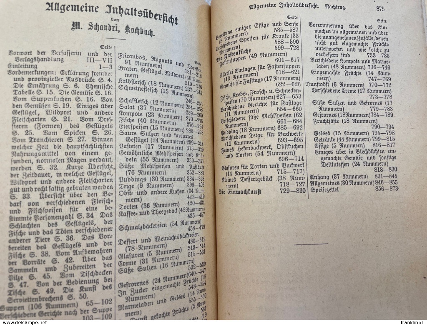 Marie Schandris bekanntes Regensburger Kochbuch.