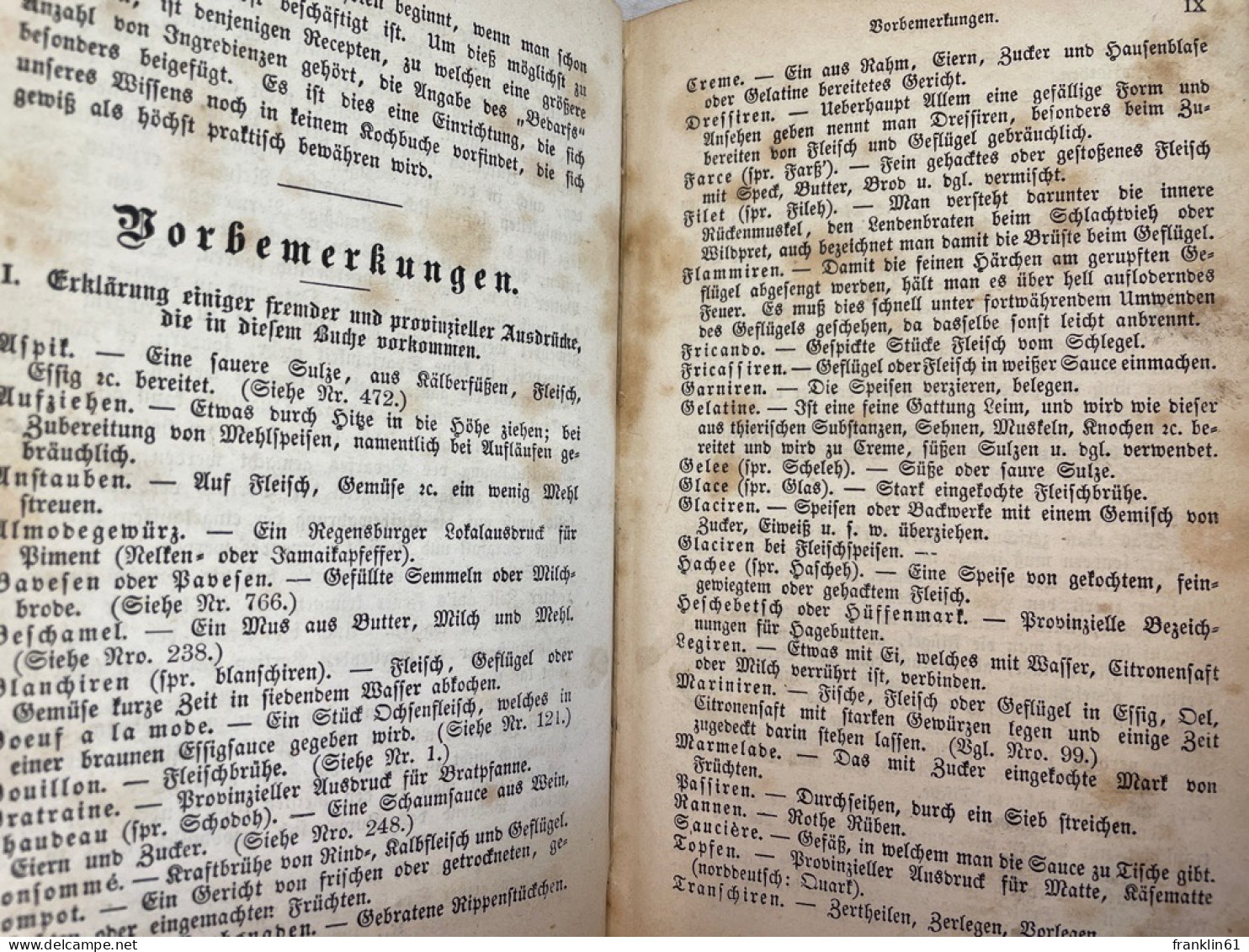 Regensburger Kochbuch. - Manger & Boire