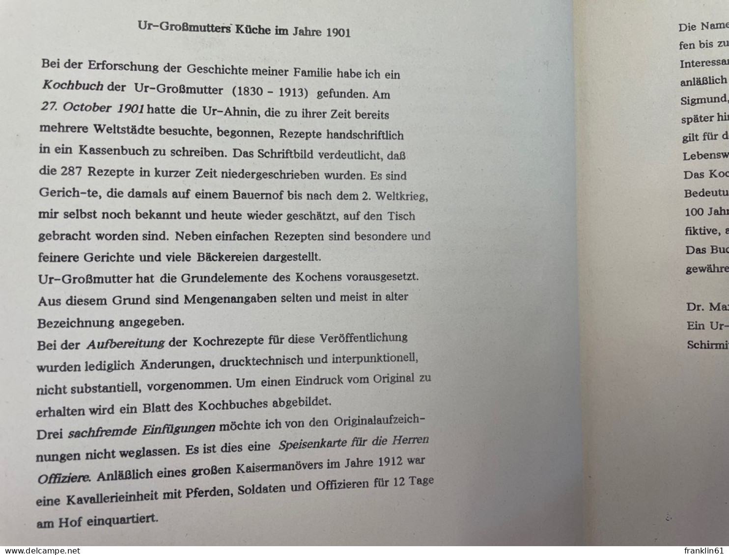 Urgroßmutters Küche Im Jahre 1901. - Essen & Trinken