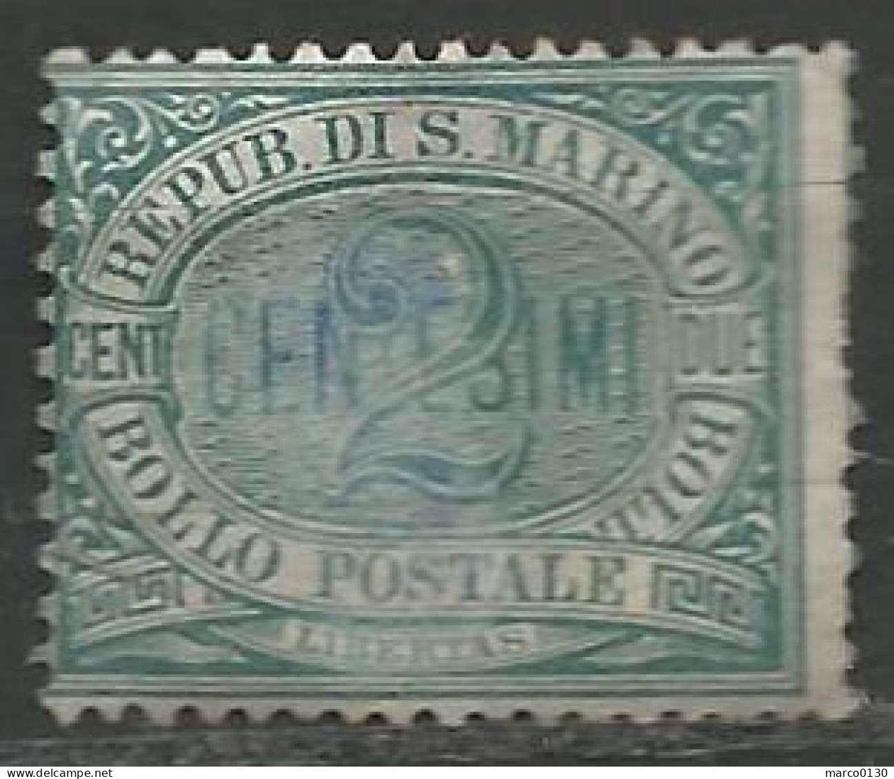 SAINT MARIN  N° 12 NEUF Sans Gomme - Unused Stamps