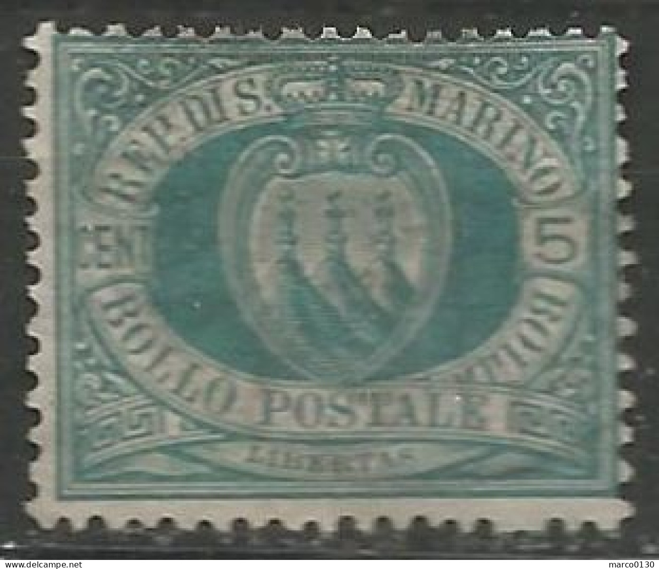 SAINT MARIN  N° 13 NEUF Sans Gomme - Unused Stamps