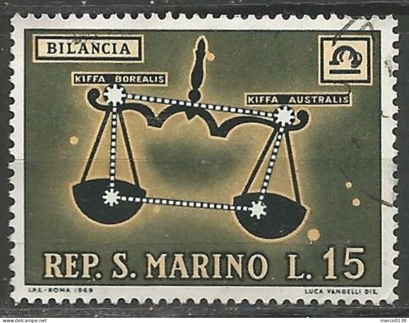 SAINT MARIN N° 755 OBLITERE - Used Stamps