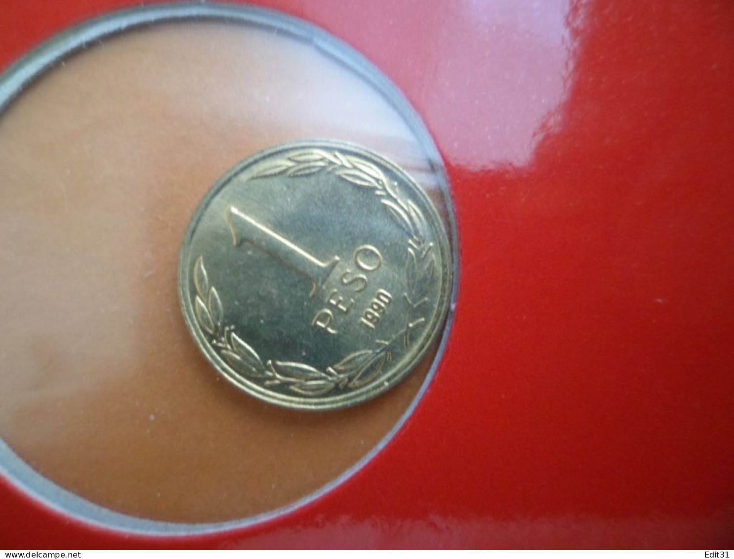 Monnaie - Sous Blister , CHILI - 1 Peso - Chili