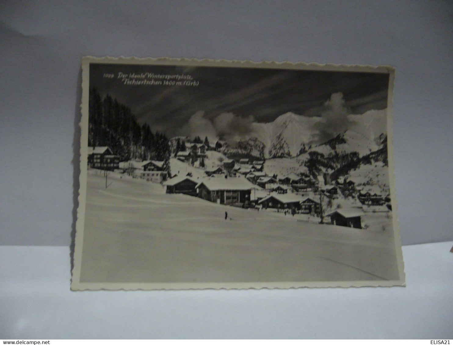 DER IDEALE WINTERSSPORTPLATZ  TSCHIERTSCHEN SUISSE GR GRISONS CPSM 1959 - Tschiertschen