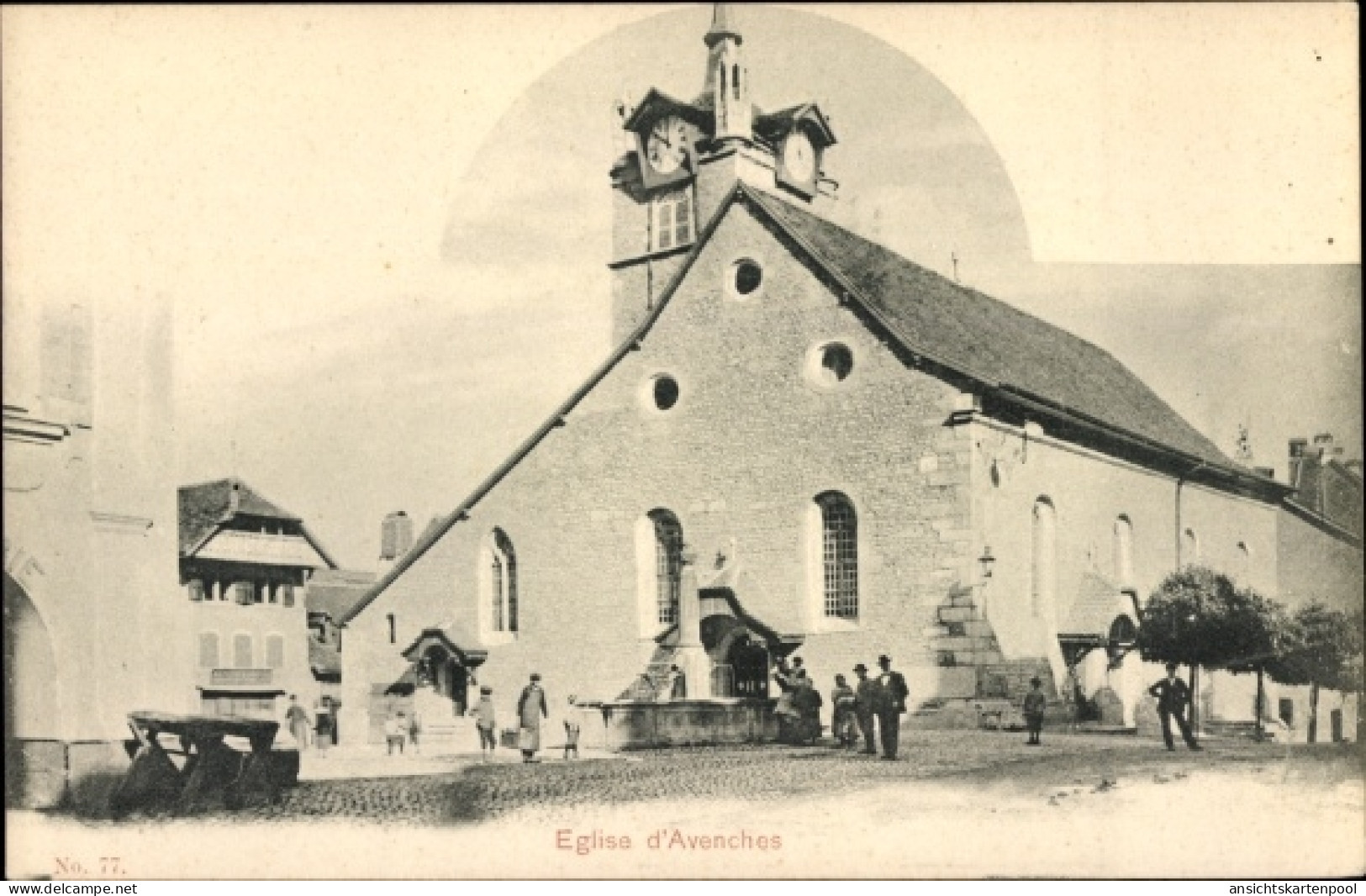 CPA Avenches Kanton Waadt, Eglise - Avenches