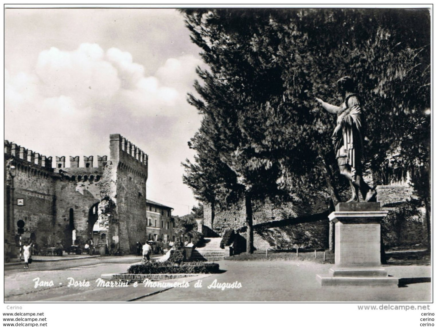 FANO:  PORTA  MAZZINI  E  MONUMENTO  DI  AUGUSTO  -  FOTO  -  FG - Fano