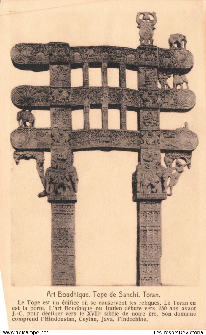 INDE - Art Boudhique - Tope De Sanchi - Toran - Carte Postale Ancienne - Inde