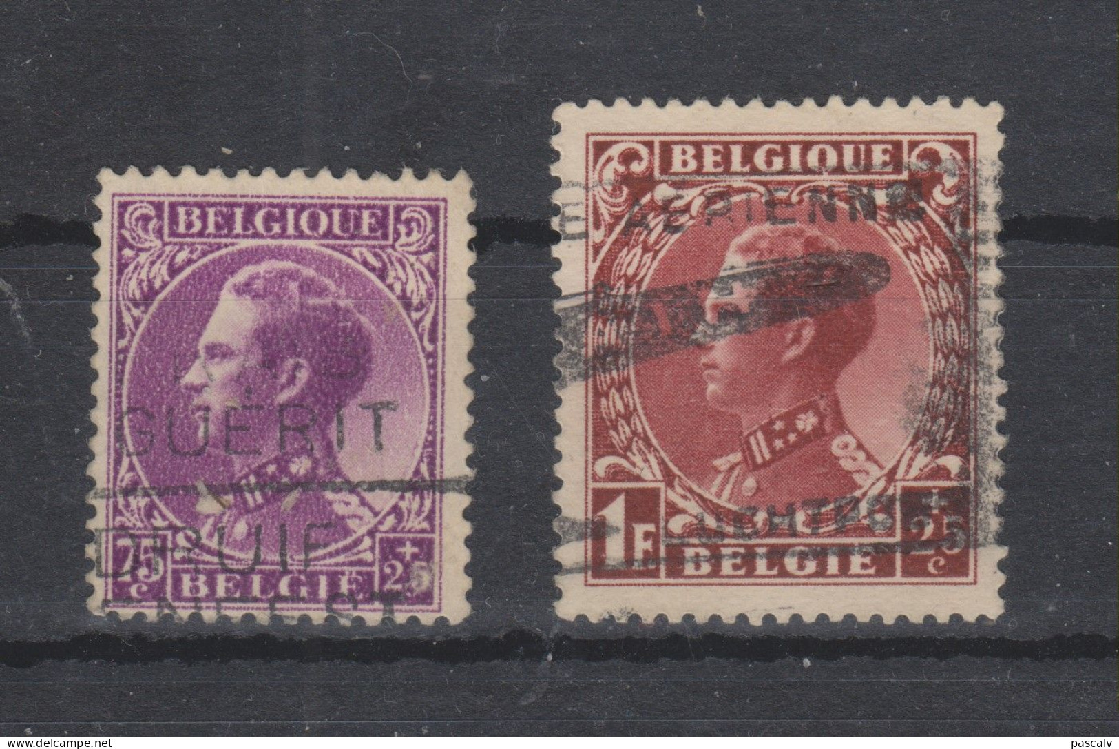 COB 391 - 393 Oblitérés - 1934-1935 Léopold III