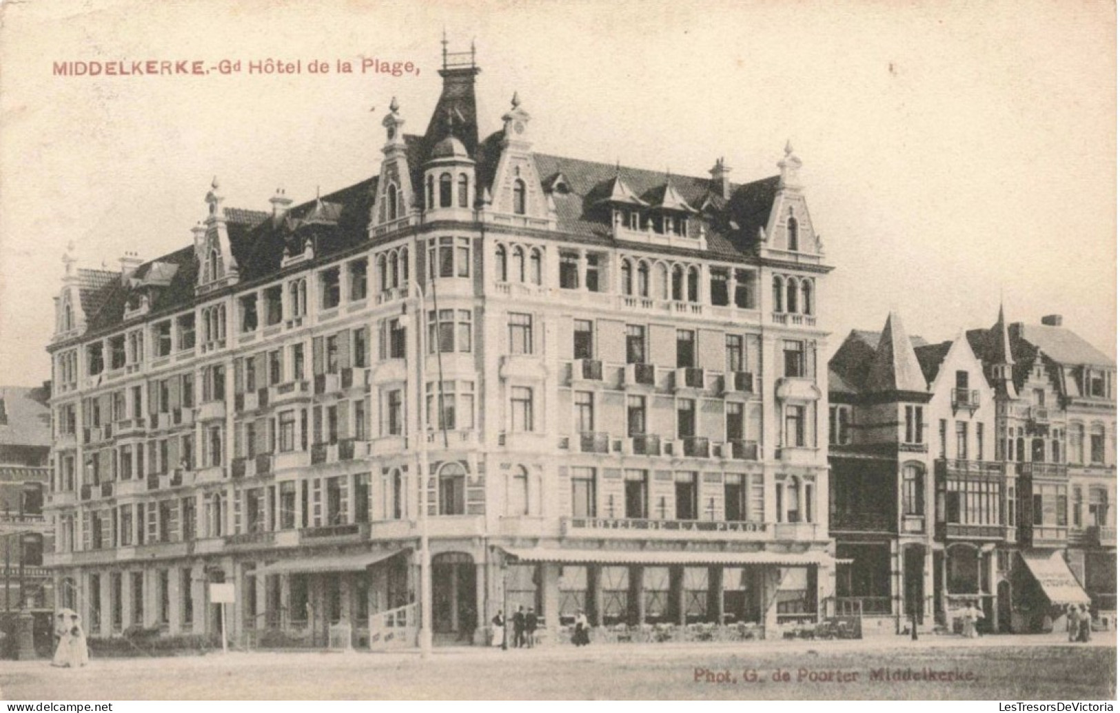 BELGIQUE - Middelkerke  - Grand Hôtel De La Plage  -  Carte Postale Ancienne - Oostende