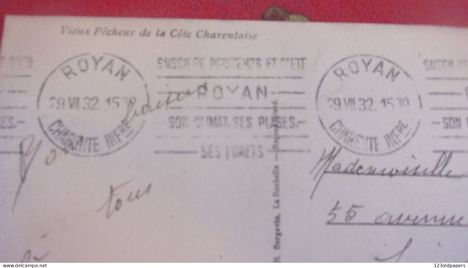VIEUX PECHEUR DE LA COTE CHARENTAISE 1932 - Other & Unclassified