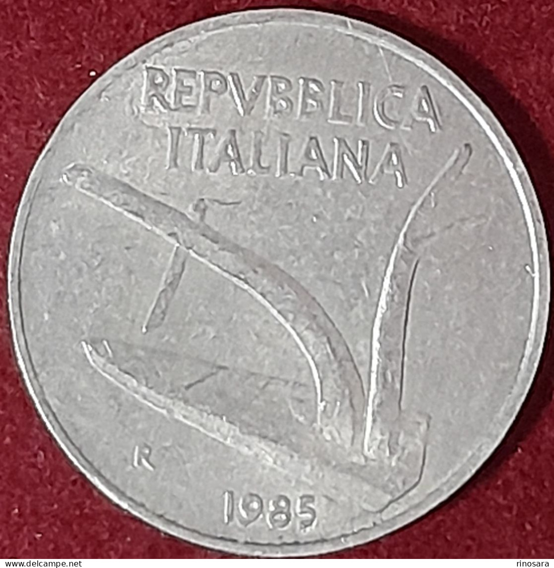 Errore Di Conio 10 Lire 1985 Repubblica Italiana - 10 Liras