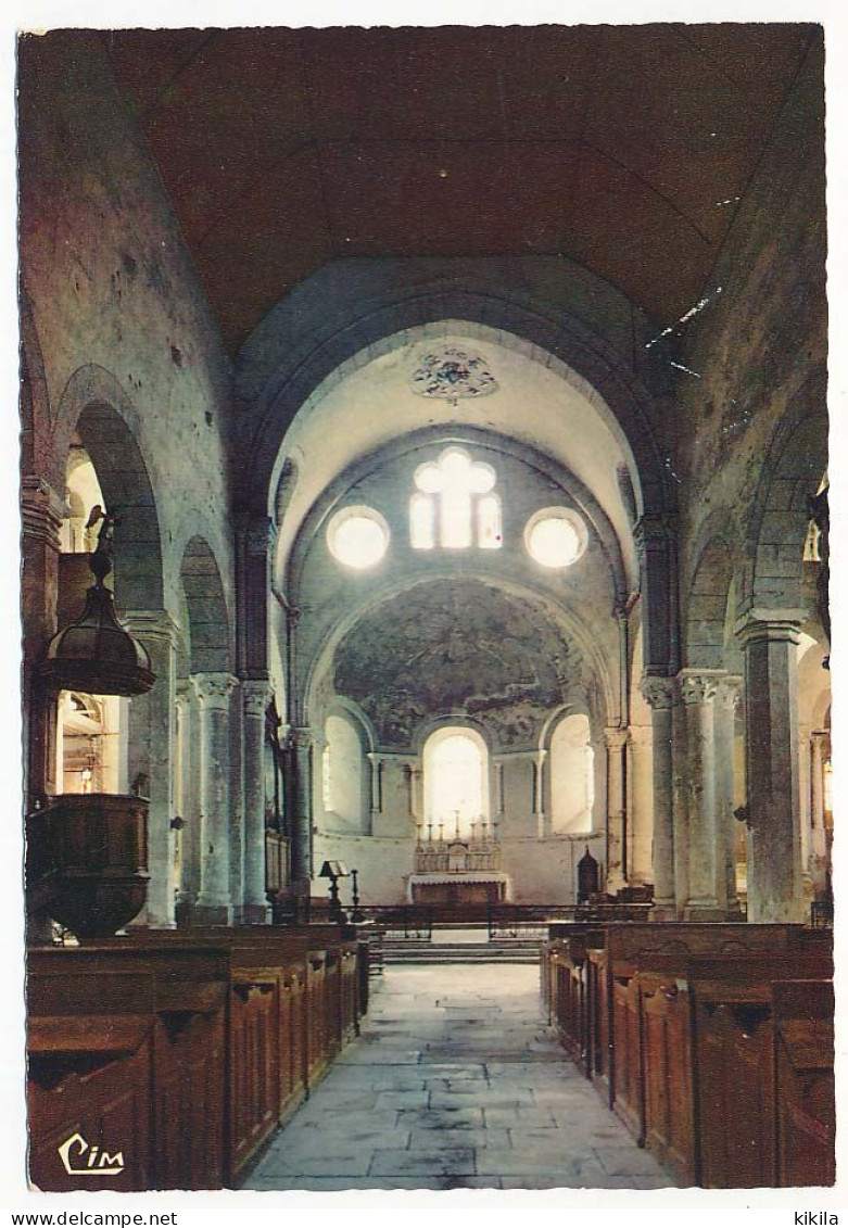 CPSM Dentelée 10.5 X 15 Isère SAINT CHEF Intérieur De L'église - Saint-Chef