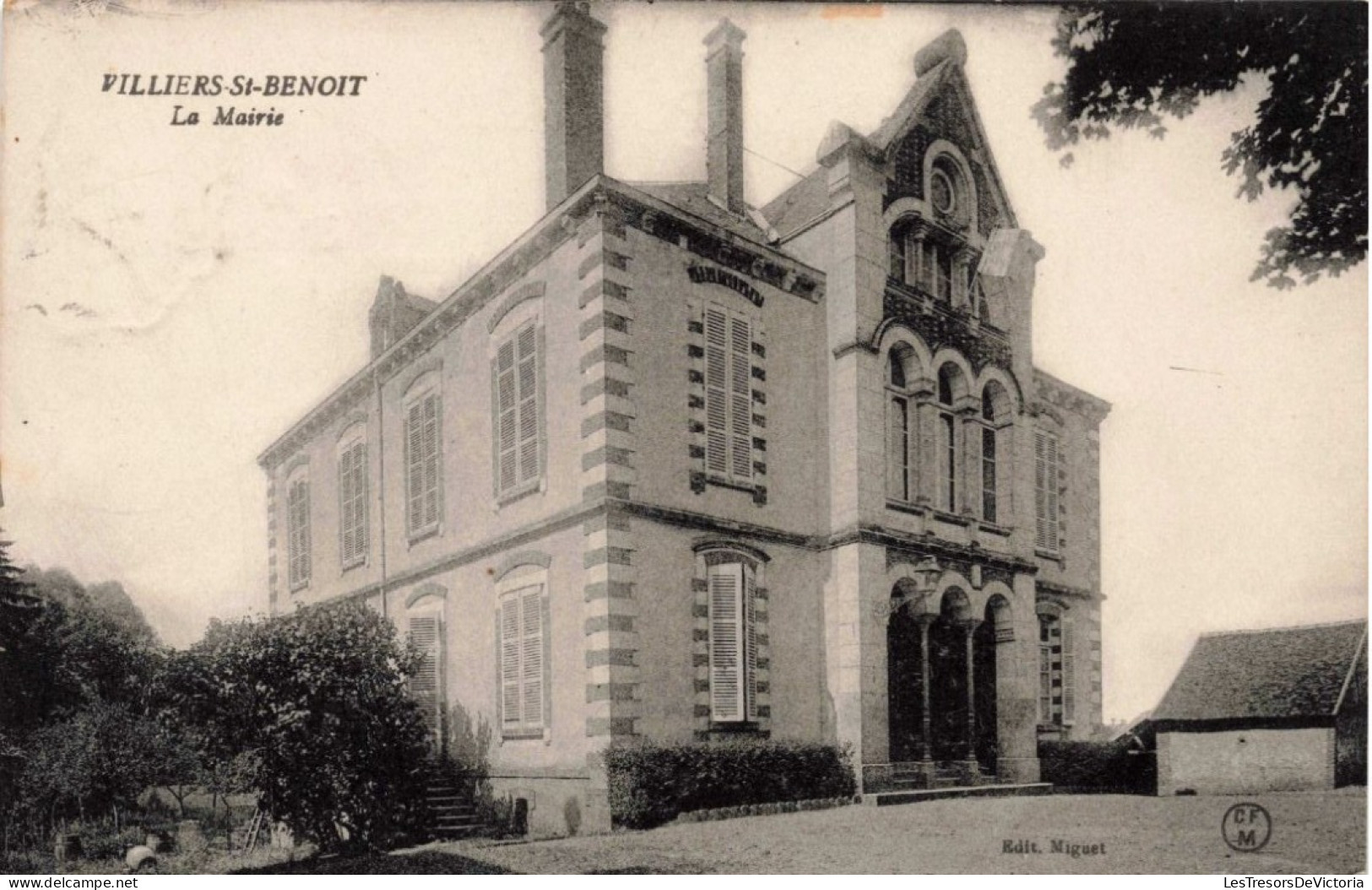 FRANCE - Yonne - Auxerre - Villiers-Saint-Benoit - La Mairie - Carte Postale Ancienne - Auxerre