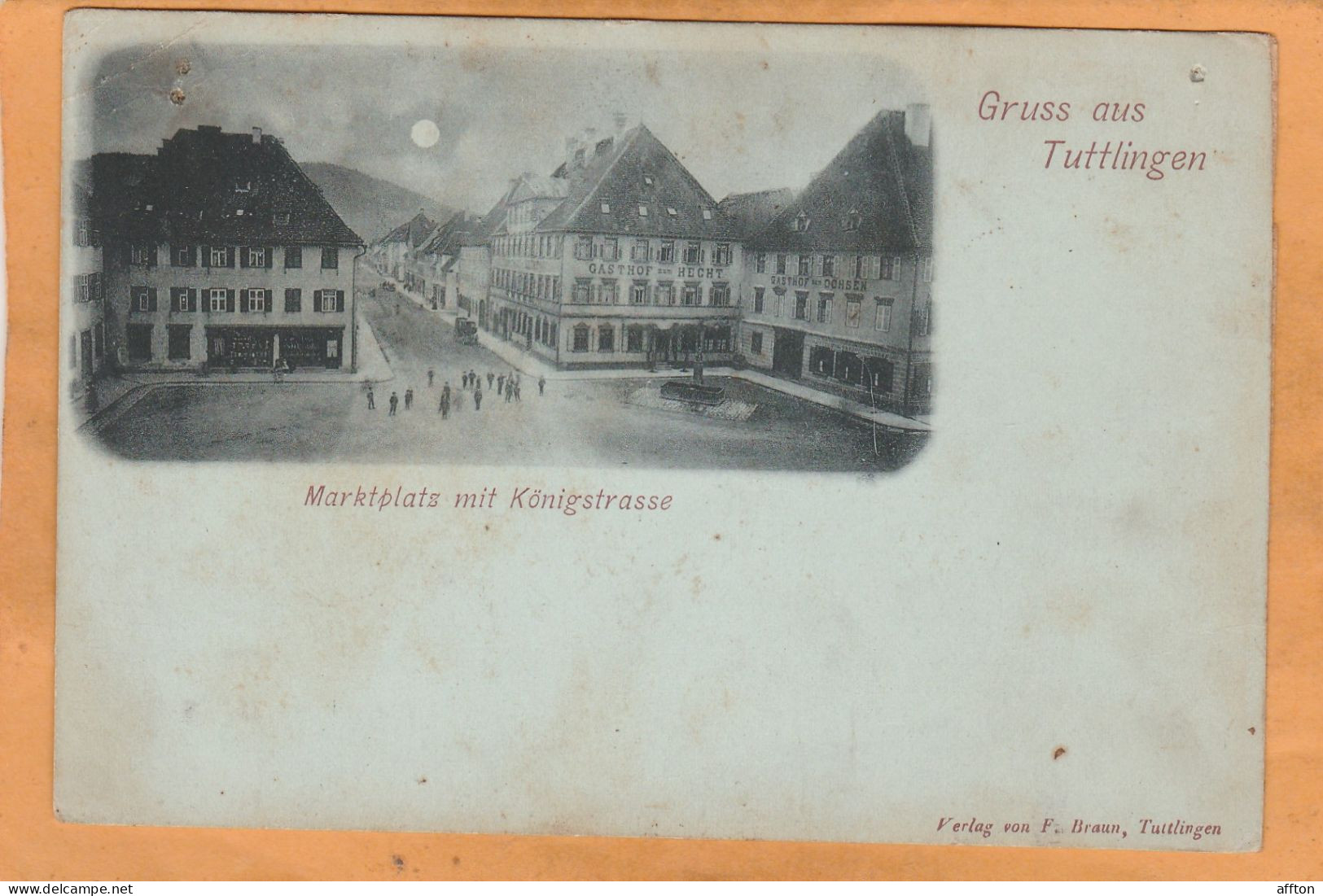 Gruss Aus Tuttlingen Germany 1900 Postcard - Tuttlingen