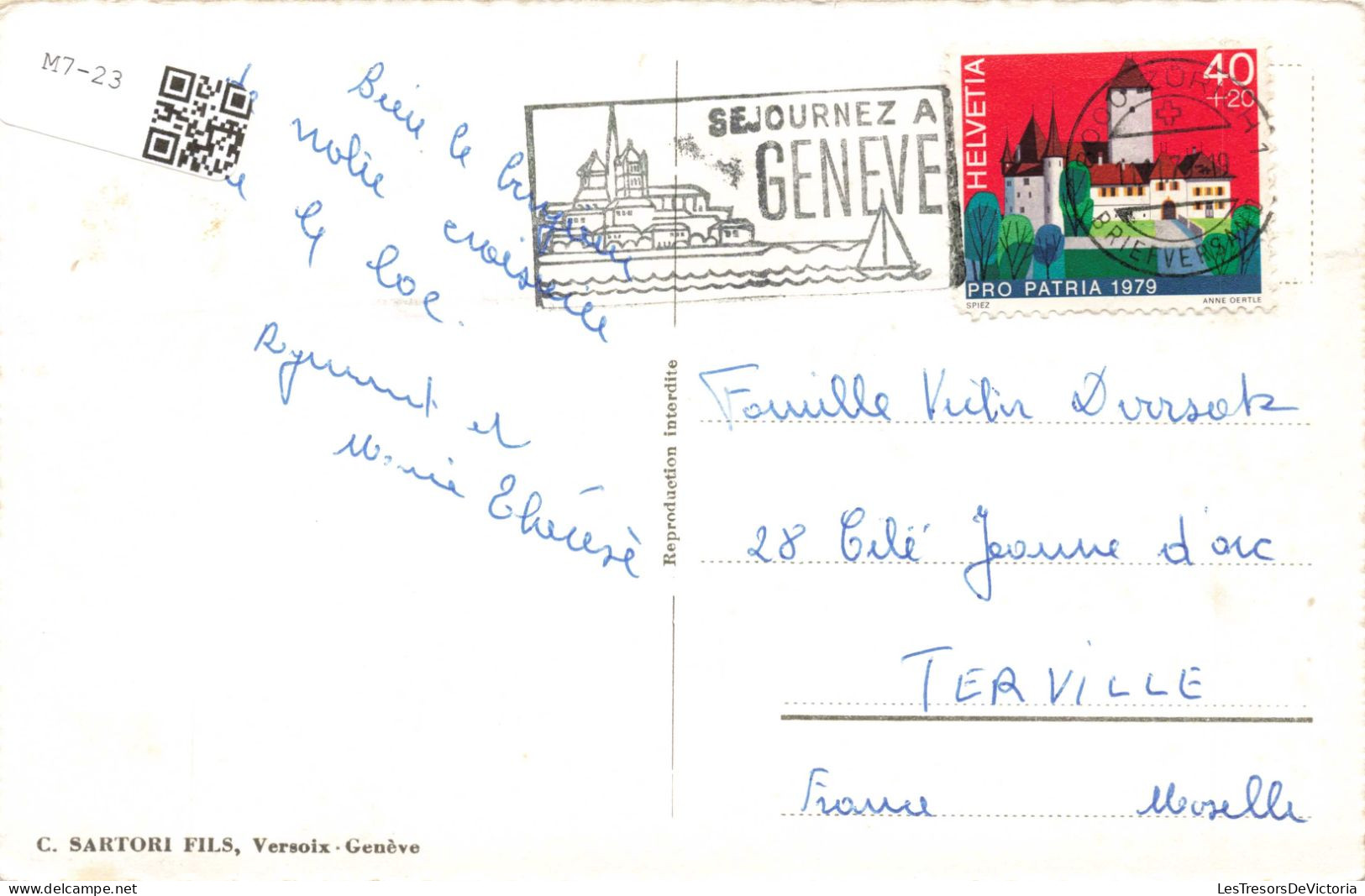 SUISSE - Genève - Vue Générale - Carte Postale Ancienne - Other & Unclassified