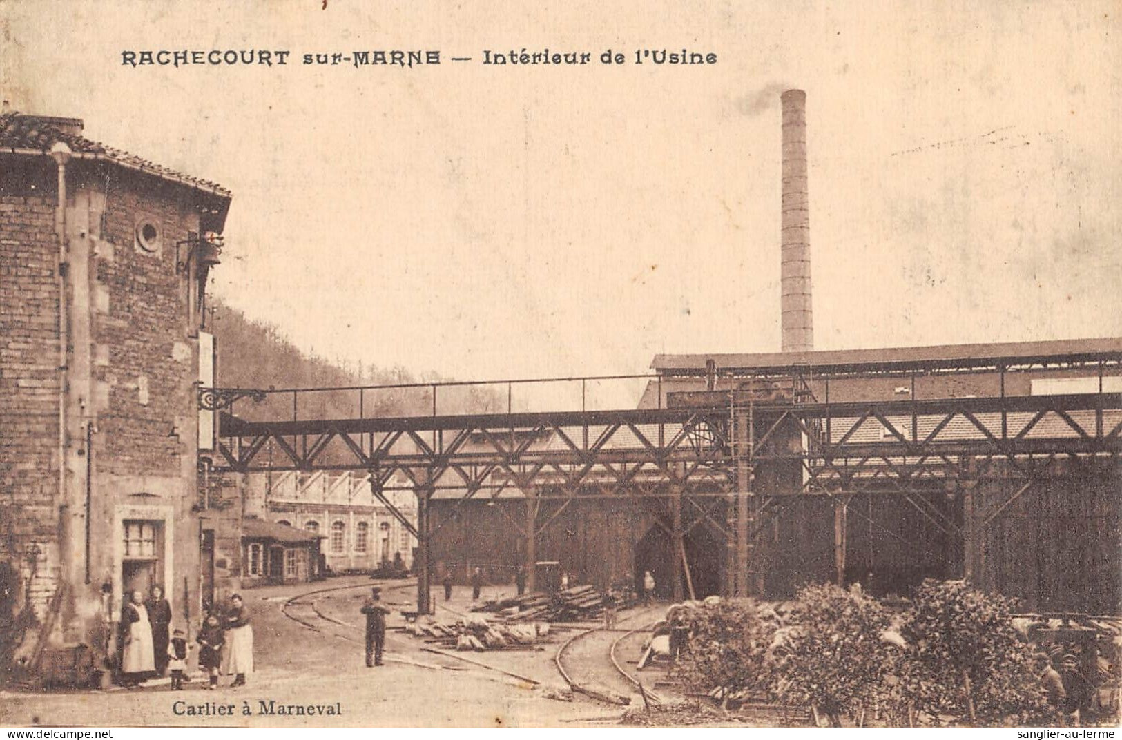 CPA 52 RACHECOURT SUR MARNE / INTERIEUR DE L'USINE - Autres & Non Classés