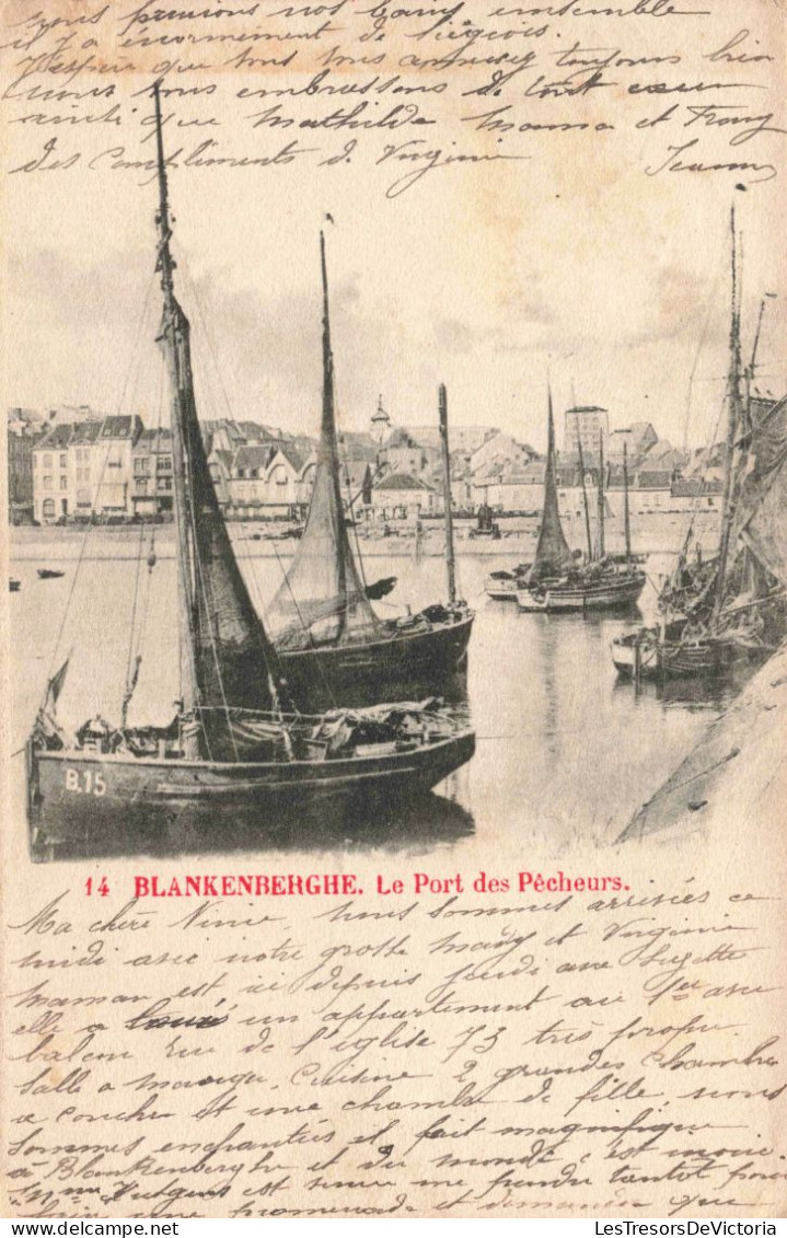 BELGIQUE - Blankenberghe - Le Port Des Pêcheurs - Carte Postale Ancienne - Brugge