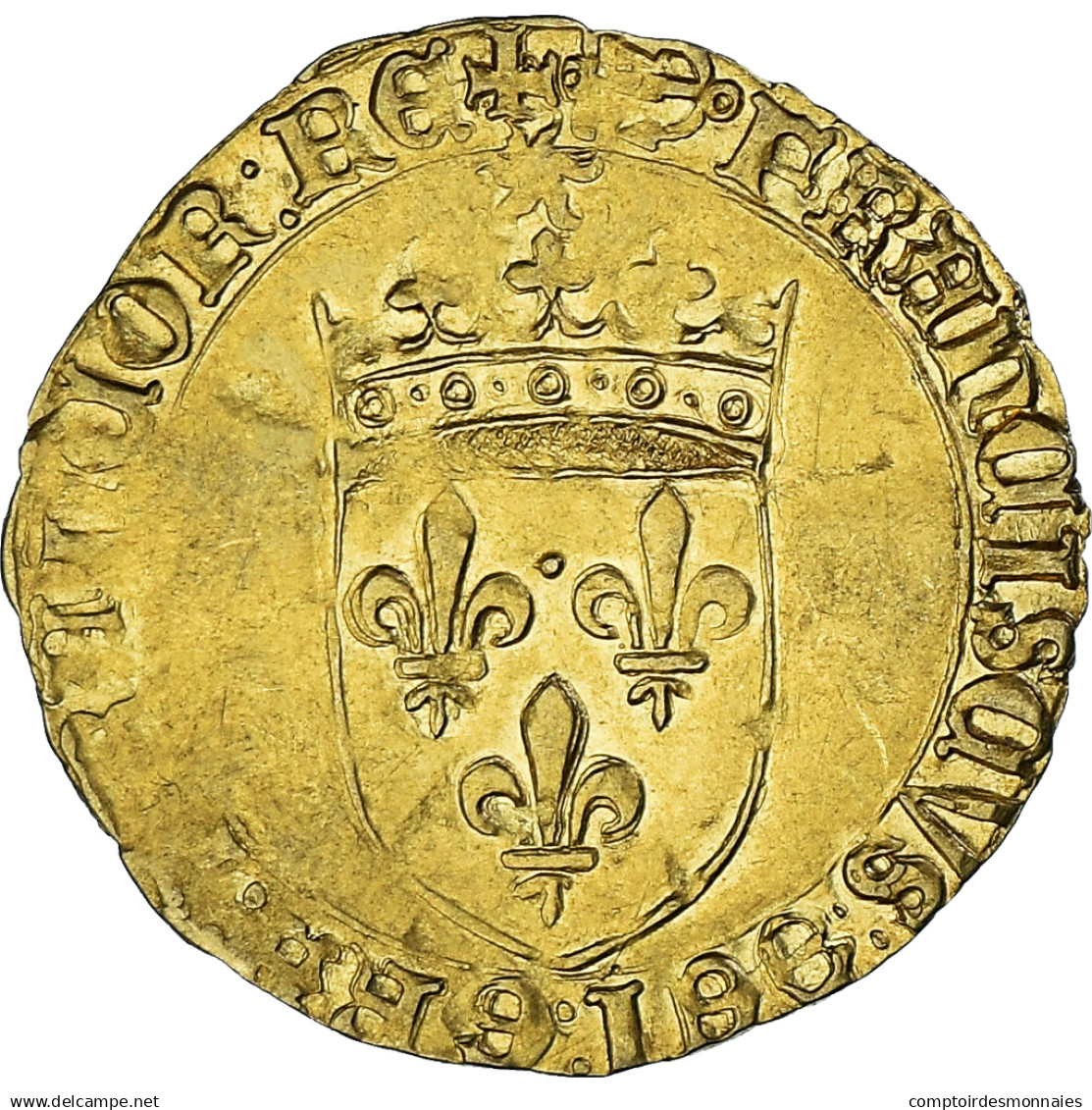 Monnaie, France, François Ier, Écu D'or Au Soleil, Après 1519, Bayonne, TTB - 1515-1547 Francis I