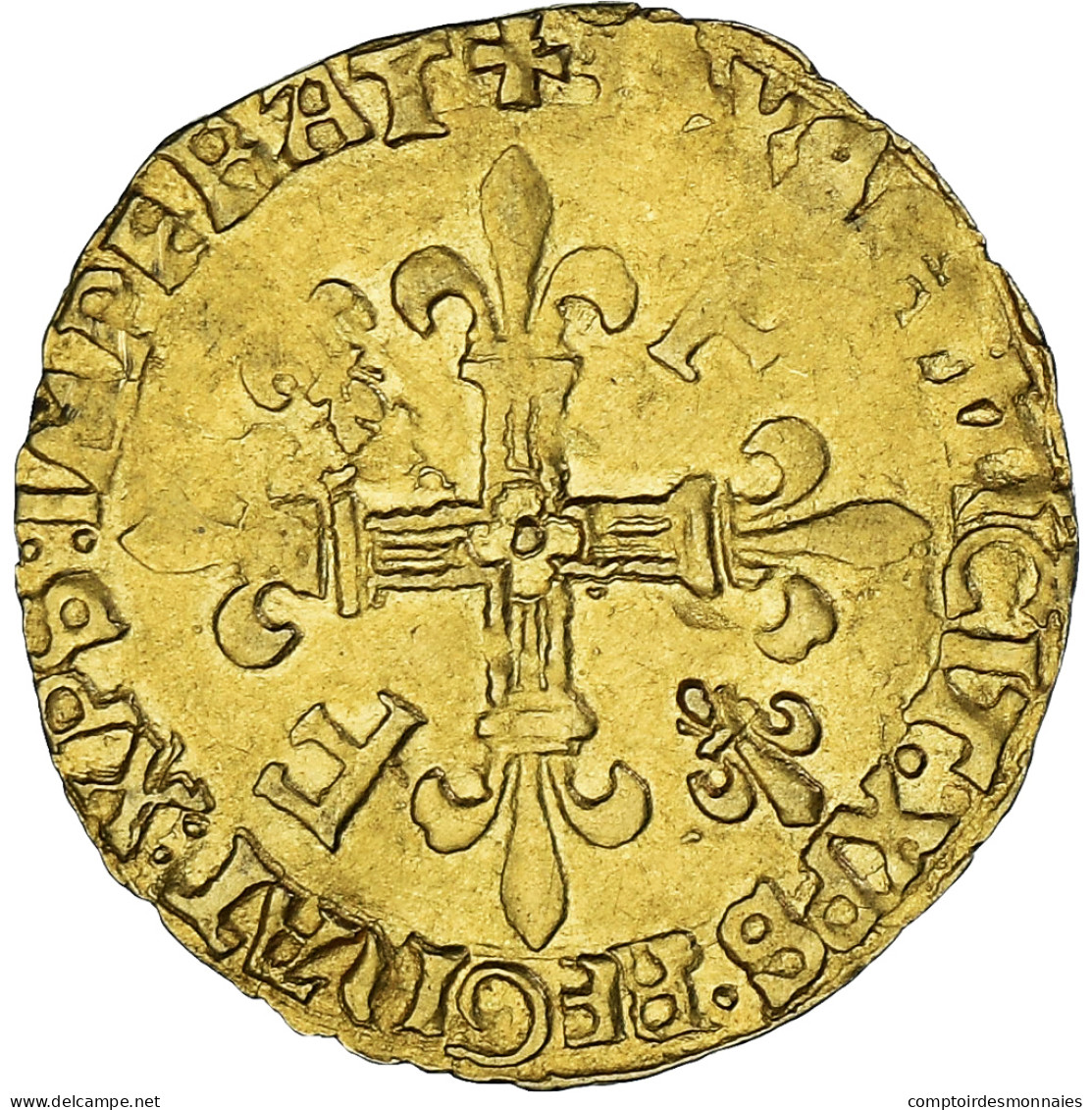 Monnaie, France, François Ier, Écu D'or Au Soleil, Après 1519, Bayonne, TTB - 1515-1547 Francesco I