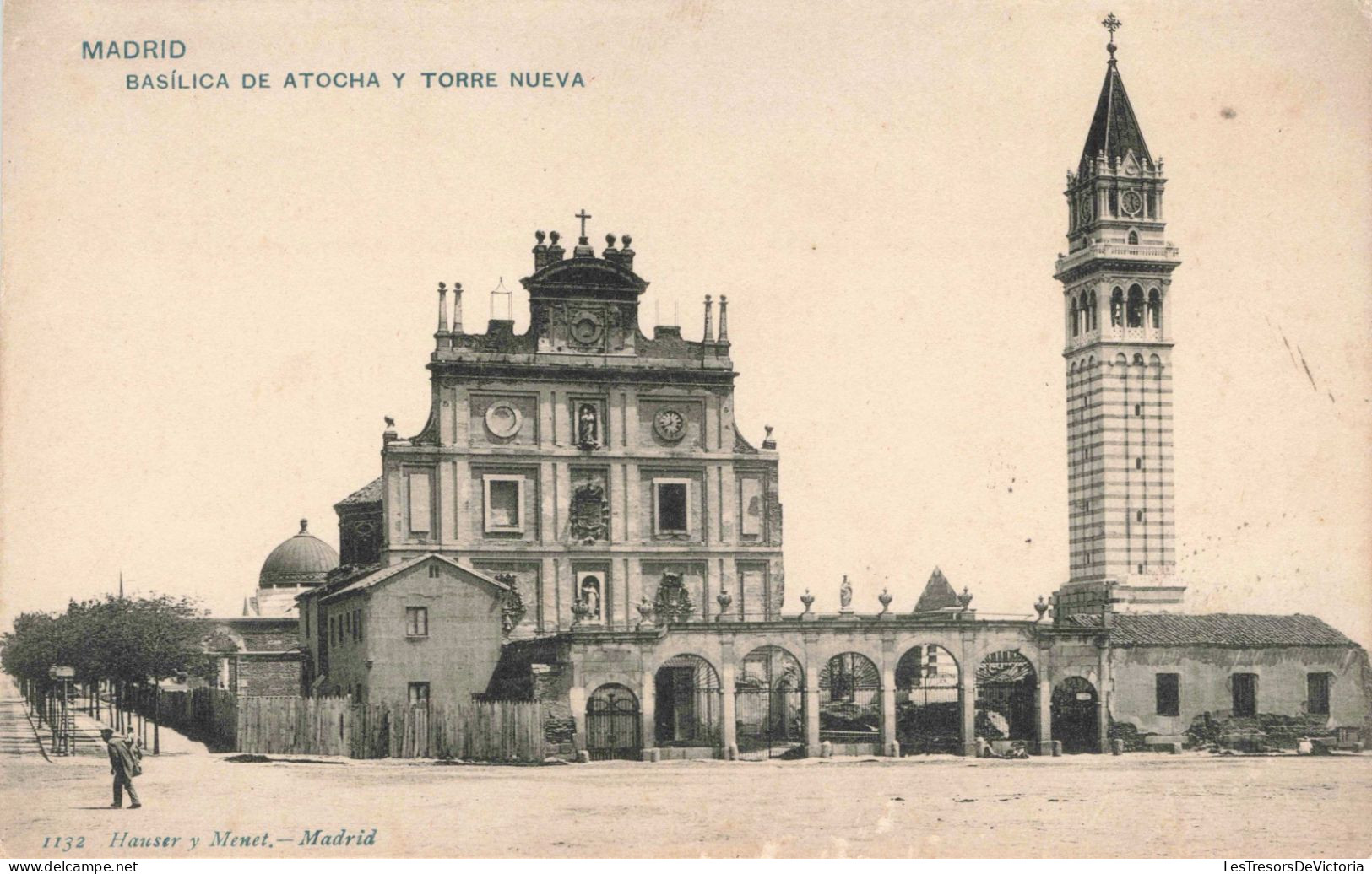 ESPAGNE - Madrid - Basilica De Atocha Y Torre Nueva - Carte Postale Ancienne - Madrid