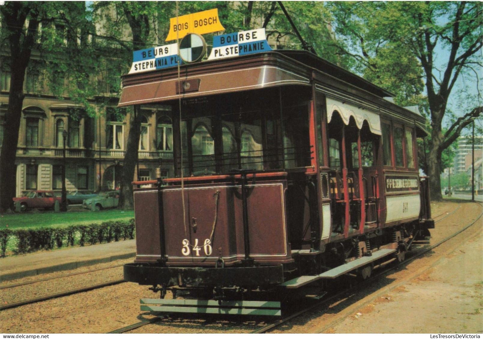 BELGIQUE - Bruxelles - La California Voiture Mixte - Tramway - Bois Bosch - Carte Postale - Public Transport (surface)