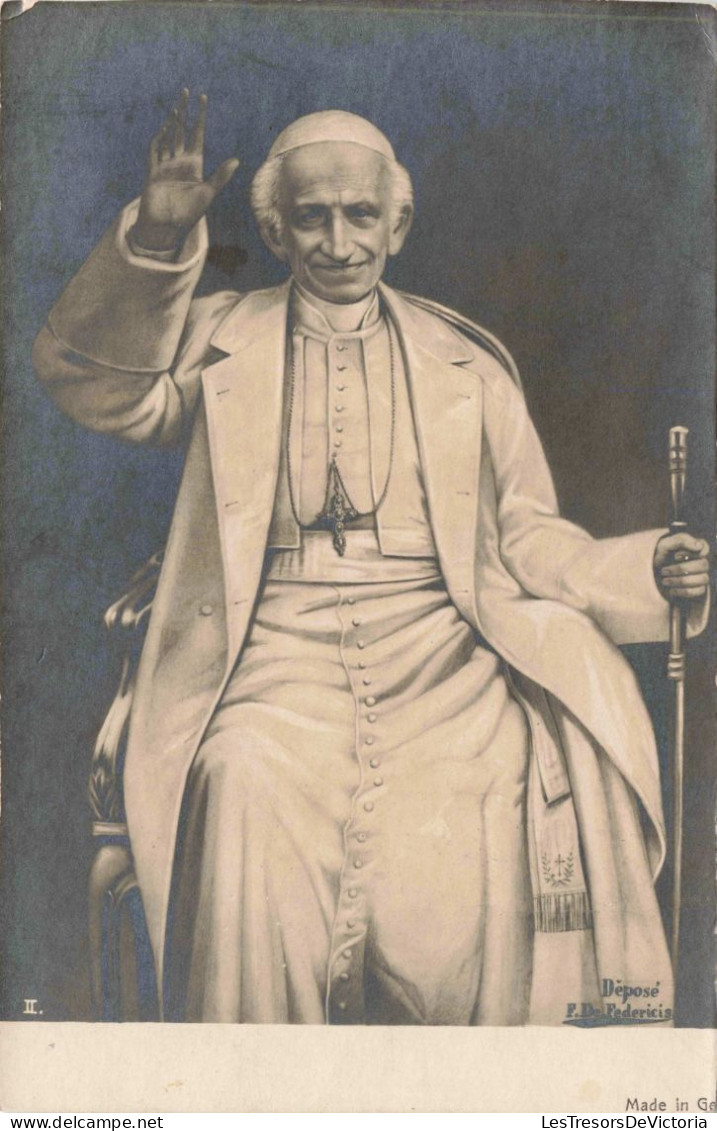 RELIGION - Christianisme - Le Pape Saluant  - Carte Postale Ancienne - Papi