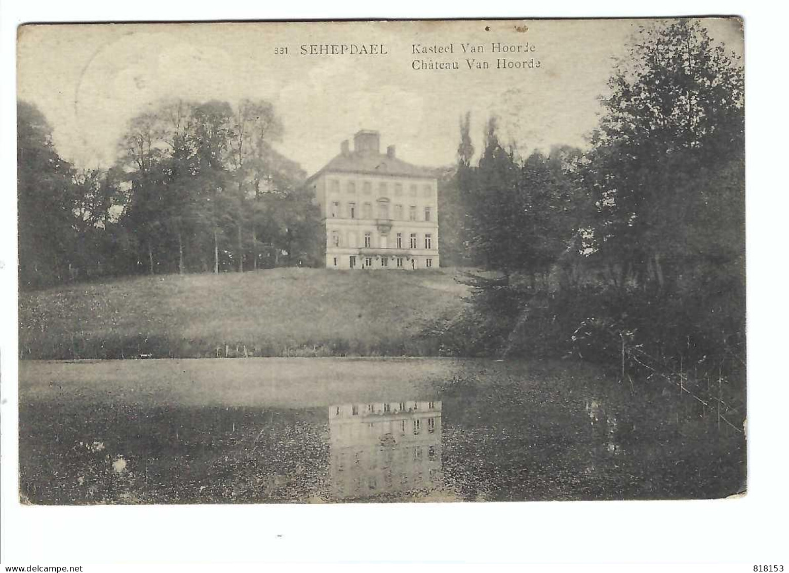 Schepdaal  331  SEHEPDAEL   Kasteel Van Hoorde  Château Van Hoorde  1924 - Dilbeek