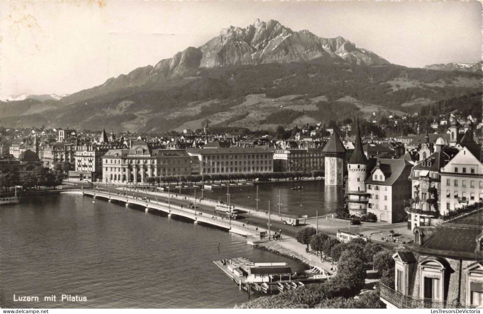 SUISSE - Luzern - Luzern Mit Pilatus - Carte Postale Ancienne - Lucerne