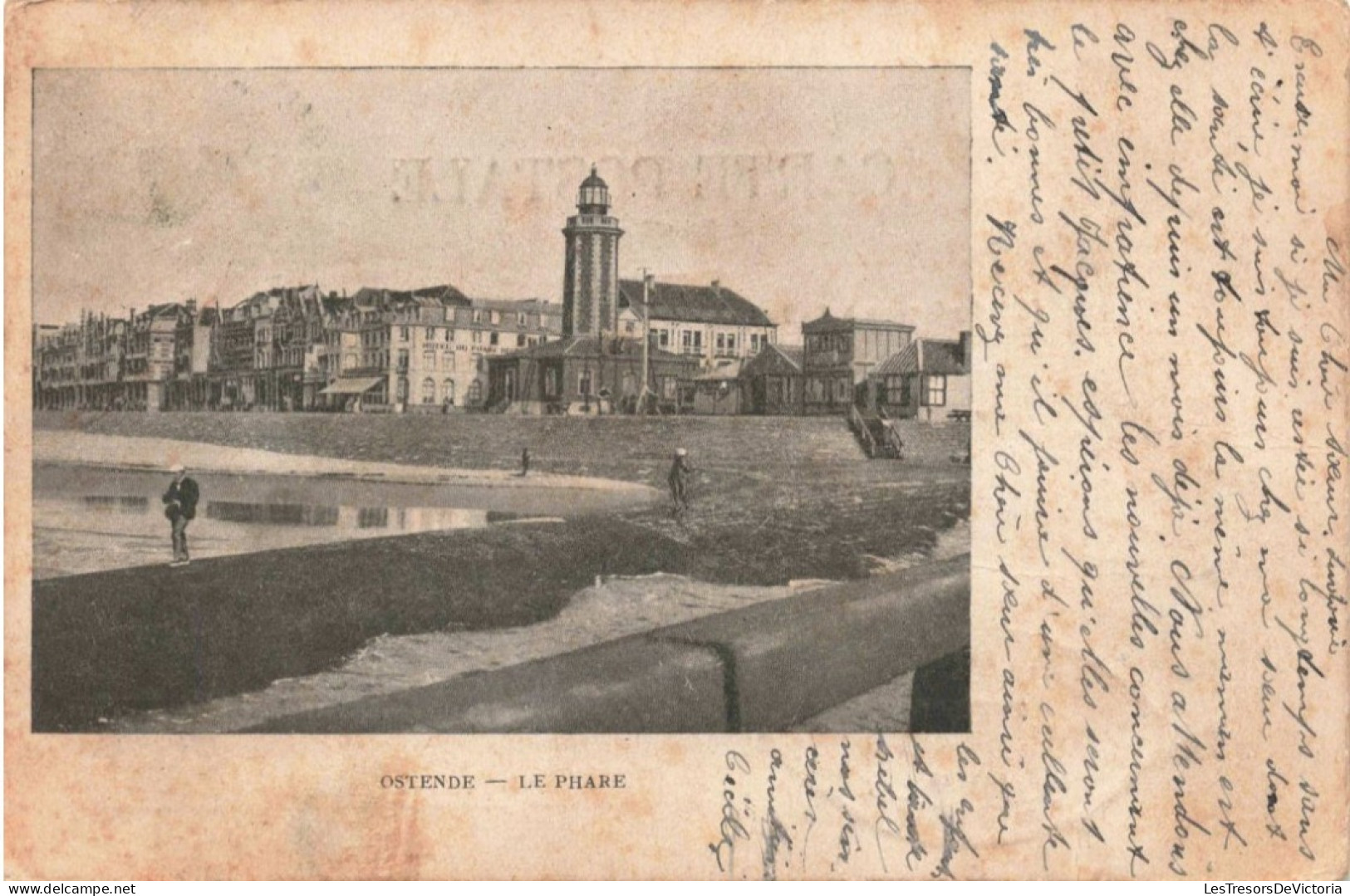 BELGIQUE - Ostende - La Phare - Blanckenberg - Carte Postale Ancienne - Oostende