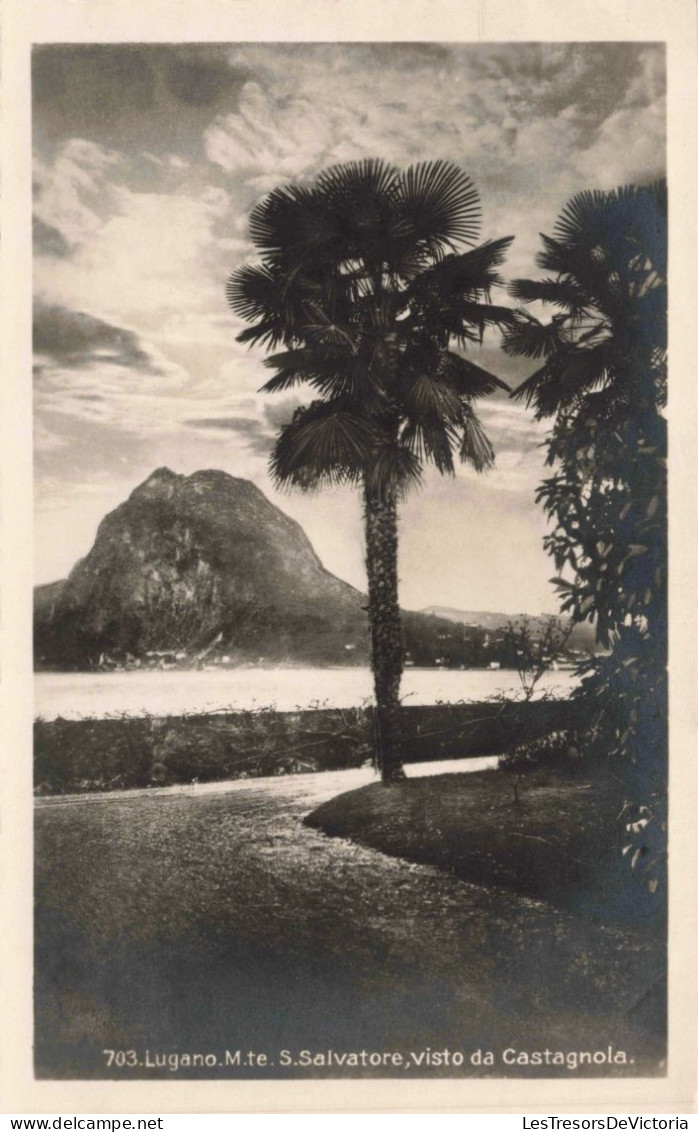 SUISSE - Lugano - Mte S Salvatore Visto Da Castagnola - Carte Postale Ancienne - Lugano