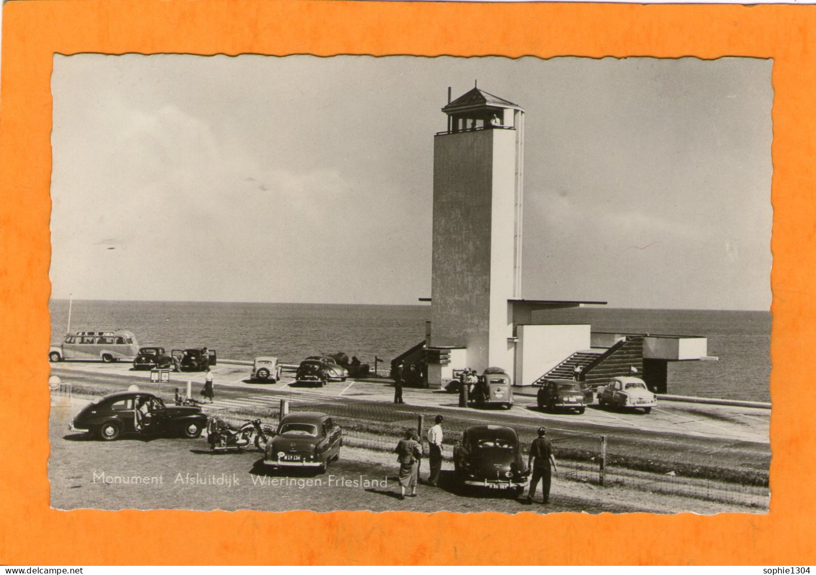 Monument Afsluitdijk Wieringen Frtesland - 1959 - (Vieilles Voitures ) - Den Oever (& Afsluitdijk)