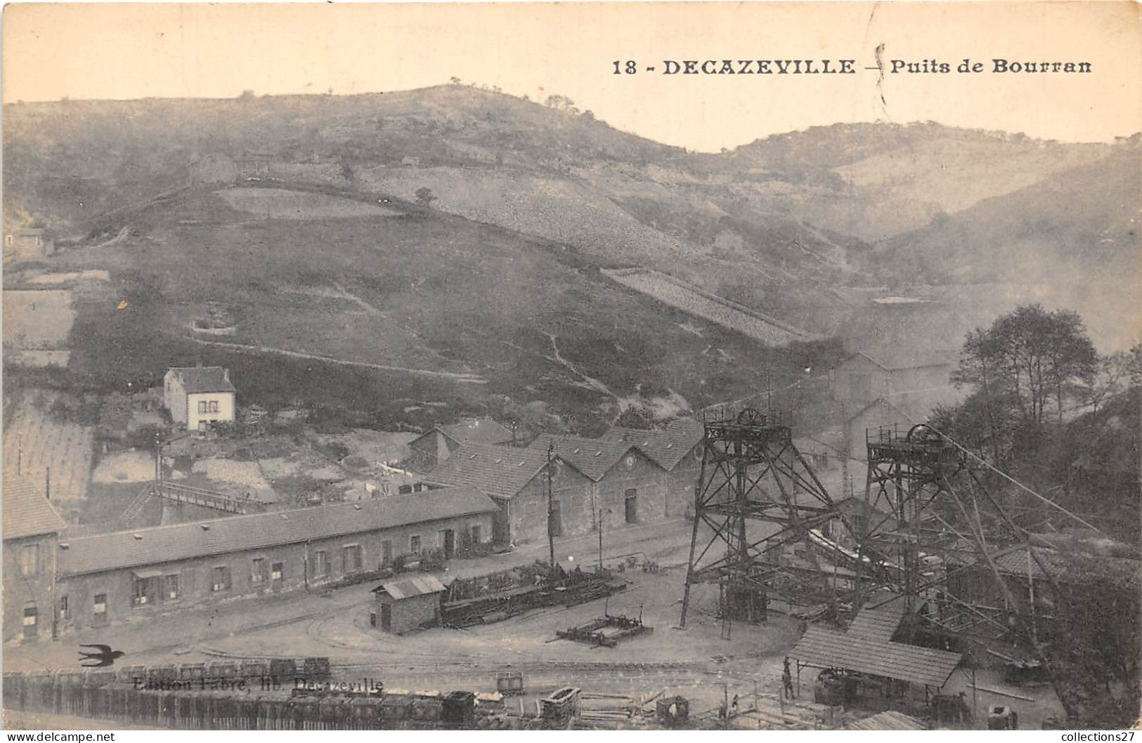 12-DECAZEVILLE-  PUITS DE BOURRAN - Decazeville