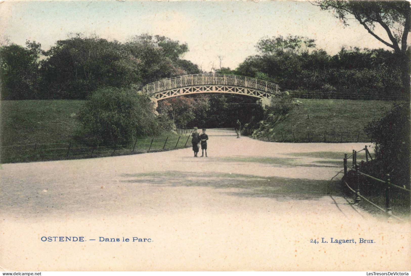 BELGIQUE - Ostende - Dans Le Parc - Carte Postale Ancienne - Oostende