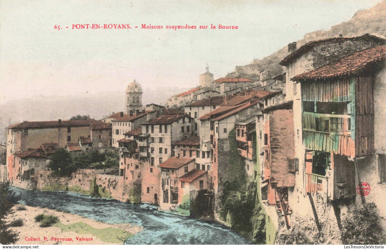 FRANCE - Pont En Royans - Maisons Suspendues Sur La Bourne - Colorisé - Carte Postale Ancienne - Pont-en-Royans