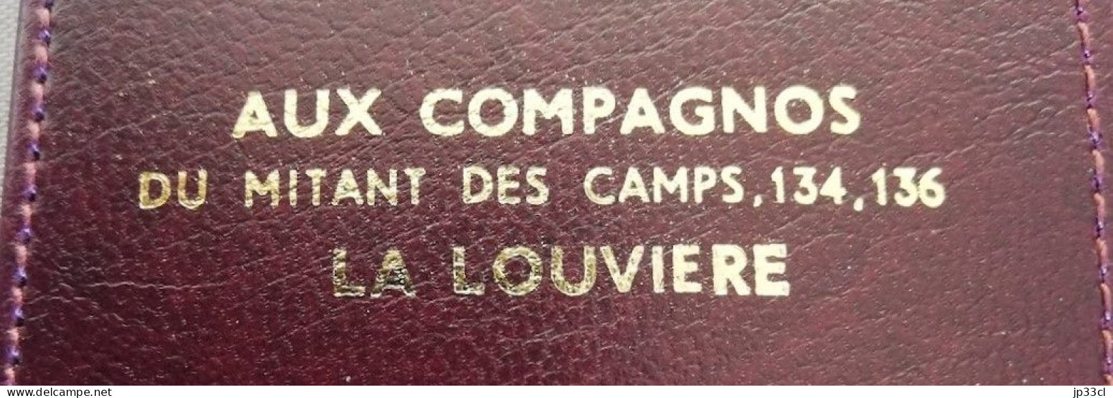 Porte-documents "Aux Compagno(n)s Du Mitant Des Camps, 134, 136 La Louvière (avec Faute De Frappe) - Sonstige & Ohne Zuordnung