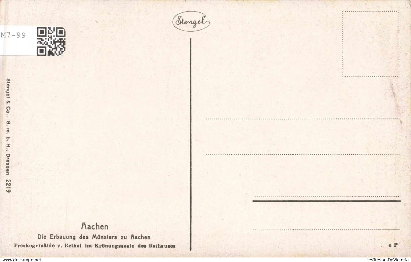 RELIGION - Aachen - Die Erbauung Des Münsters Zu Aachen - Carte Postale Ancienne - Eglises Et Couvents