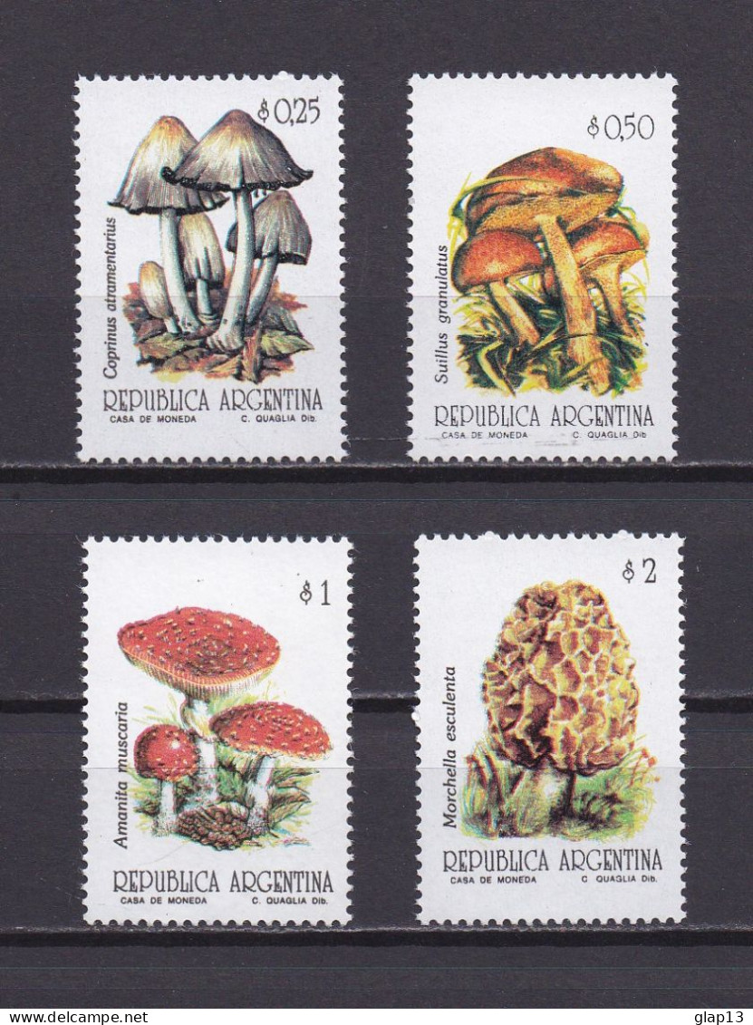 ARGENTINE 1993 TIMBRE N°1823/26 NEUF** CHAMPIGNONS - Neufs