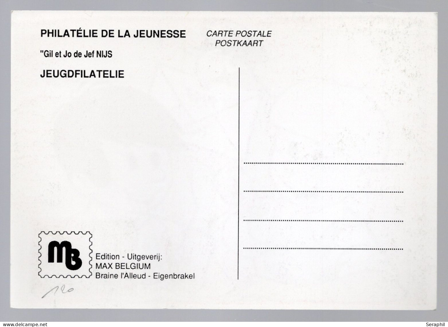 Carte Maximum B.D. Gil Et Jo - Oblit.: Charleroi - Timbre N° 2707- 1997 - 1991-2000