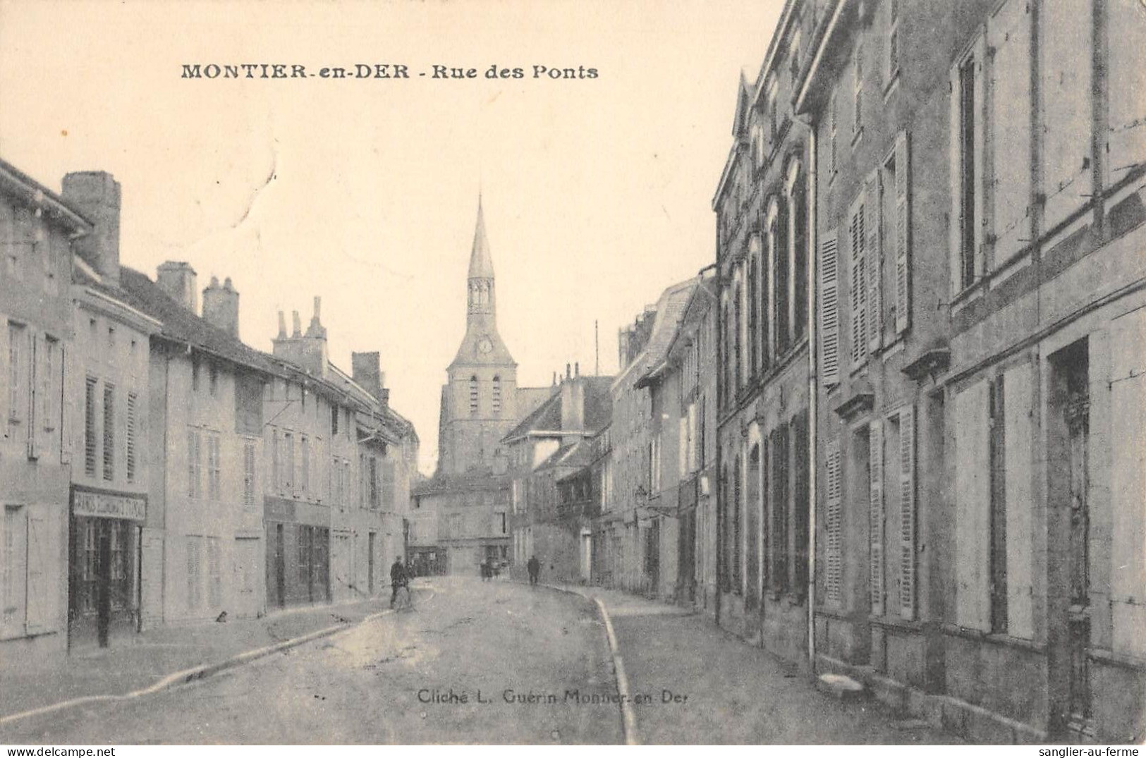 CPA 52 MONTIER EN DER / RUE DES PONTS - Altri & Non Classificati